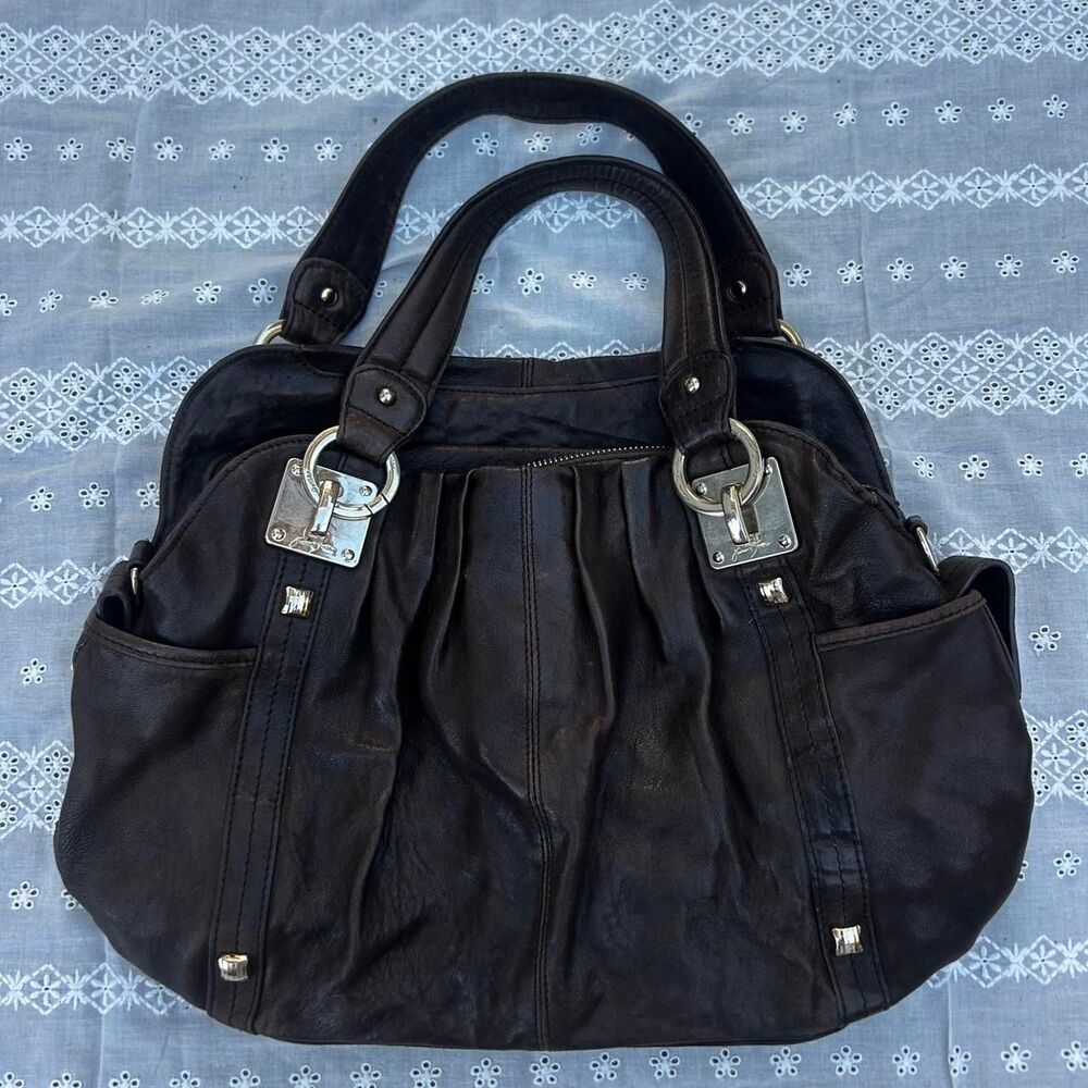 M-erfect Women's Brown and Black Bag